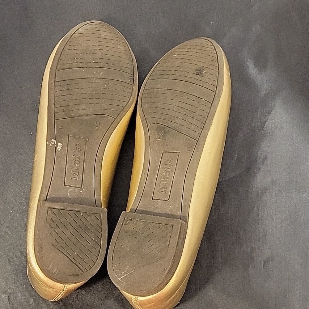 M MARTHA EVERYDAY METALLIC WOMEN"S BALLERINAS SCALLOPED EDGE DETAILS FLAT - Picture 10 of 12